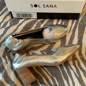 sol sana silver kenzie ballett heels